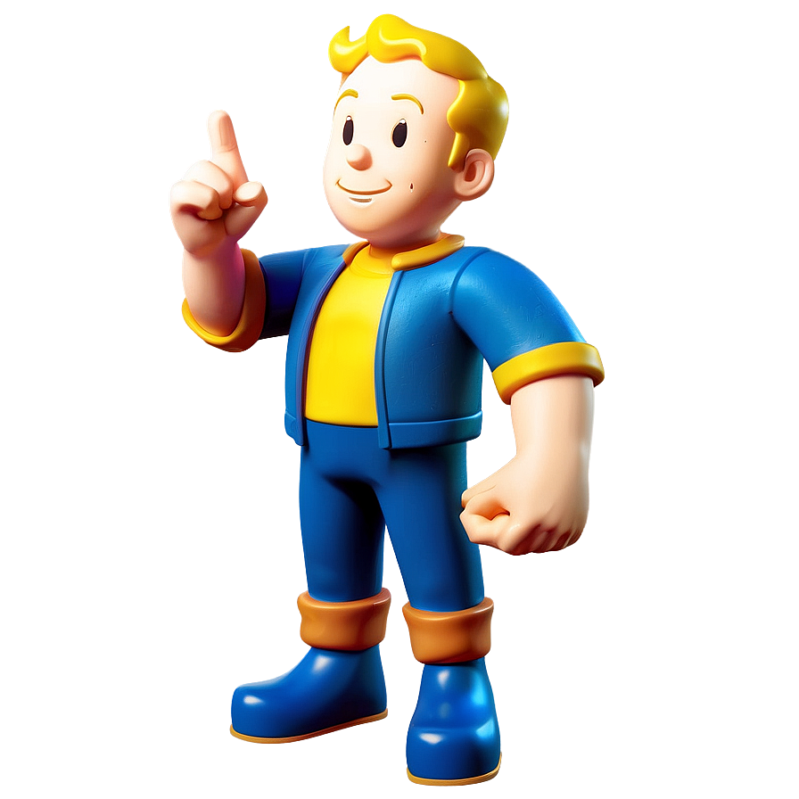 Vault Boy In 3d Png 79 PNG image