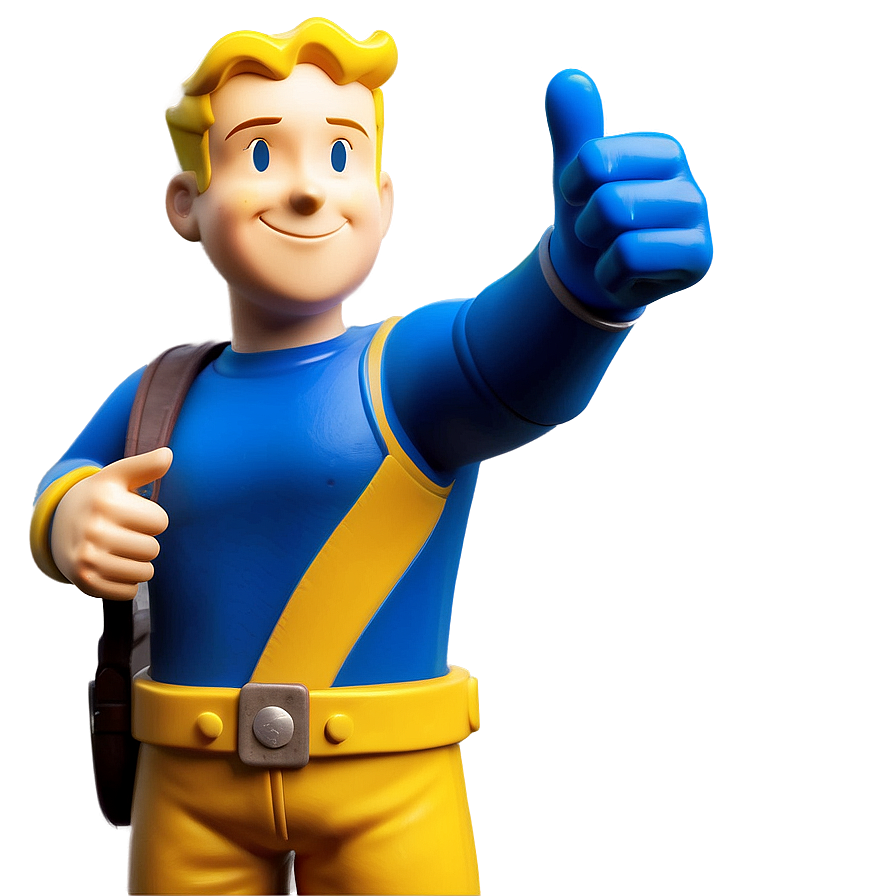 Vault Boy Thumbs Up Image Png 06202024 PNG image