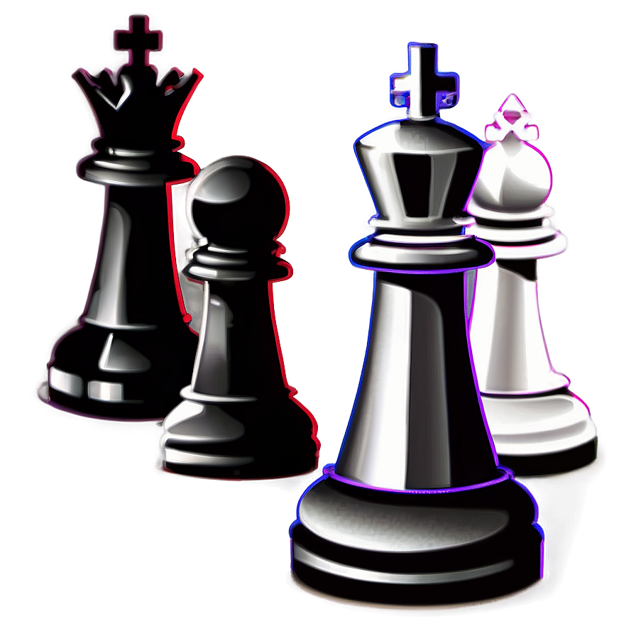 Vector Chess Pieces Silhouette Png 05252024 PNG image