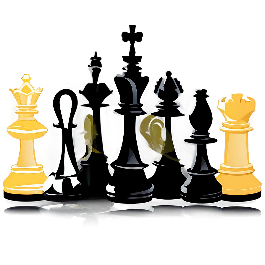 Vector Chess Pieces Silhouette Png 63 PNG image