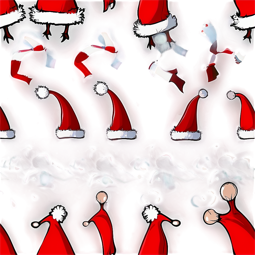 Vector Santa Hat D PNG image