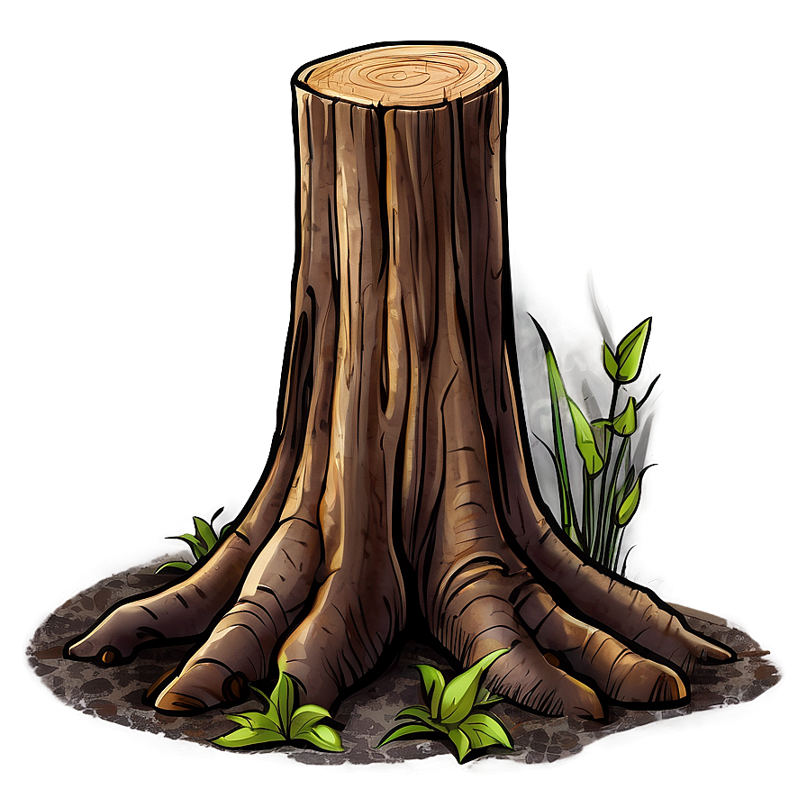 Vector Tree Stump Png Lop15 PNG image