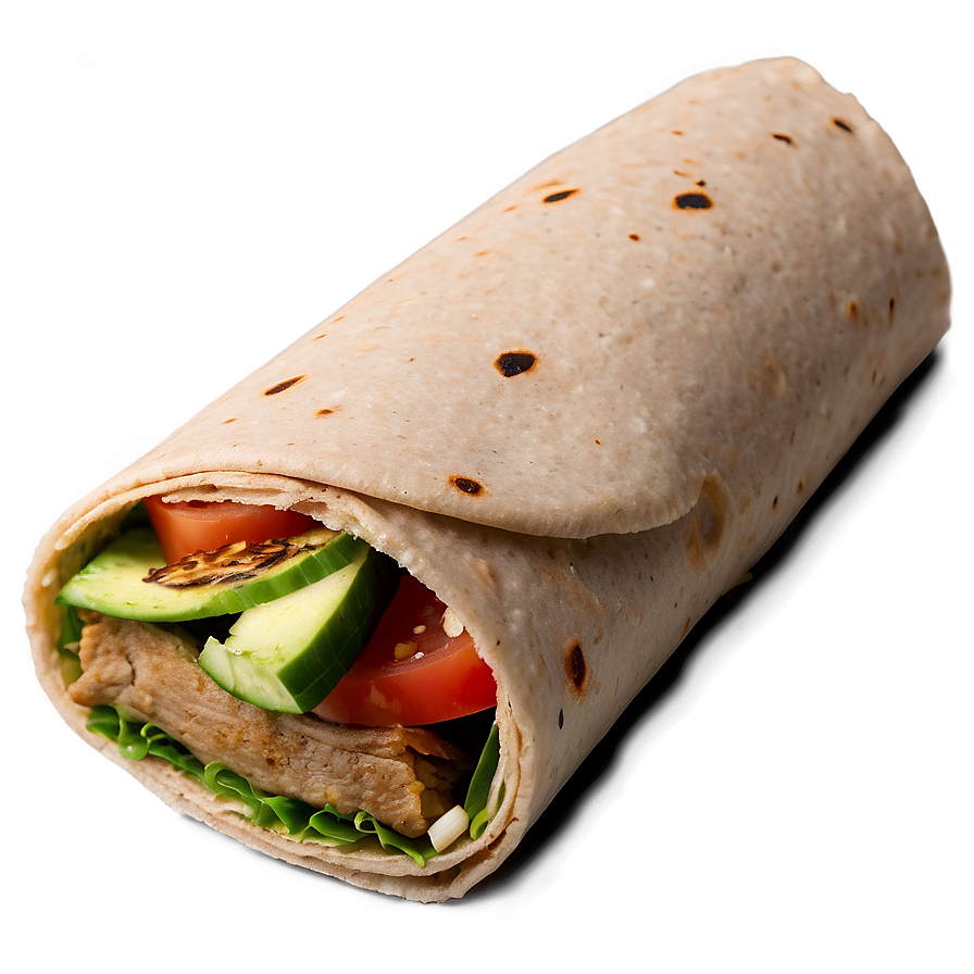 Vegan Gyro Wrap Png 06252024 PNG image