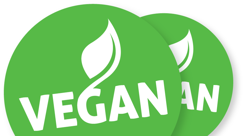 Vegan Label Stickers PNG image