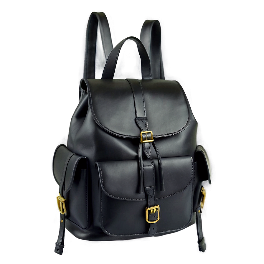 Vegan Leather Backpack Png Edw6 PNG image