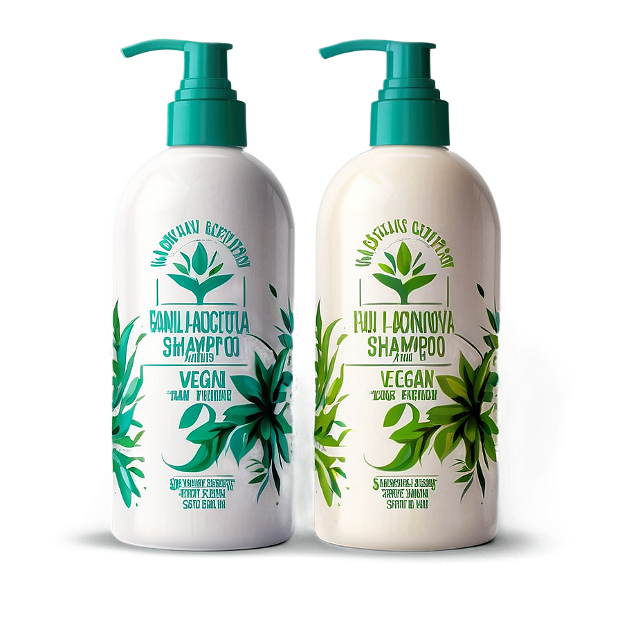 Vegan Shampoo Bottle Png 06132024 PNG image