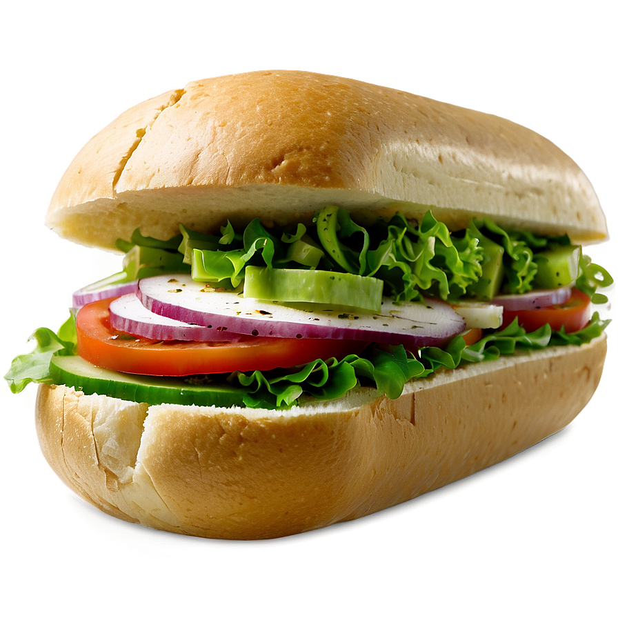 Vegan Sub Sandwich Png Npc PNG image