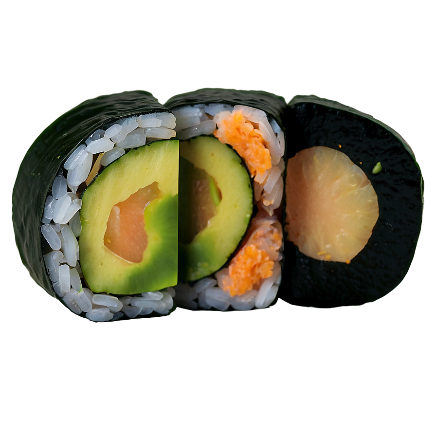 Vegan Sushi Options Png 25 PNG image