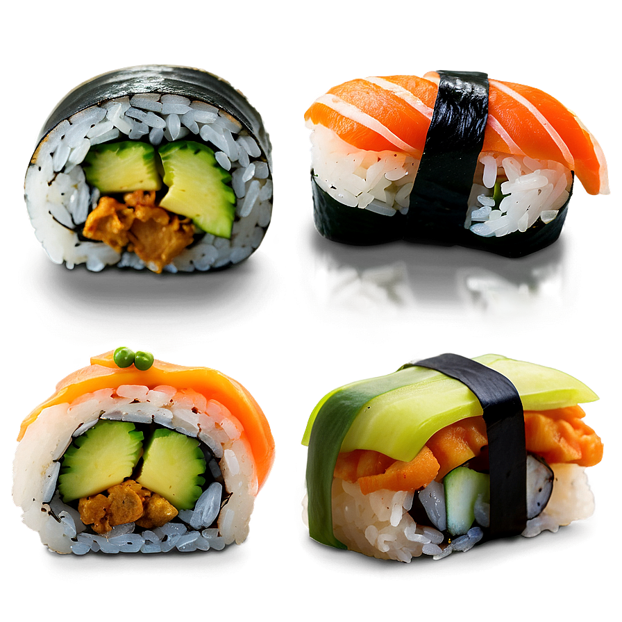 Vegan Sushi Options Png Fvu32 PNG image