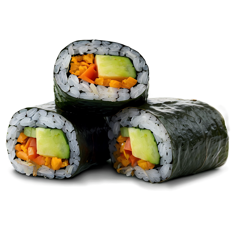 Vegan Sushi Roll Png 06282024 PNG image