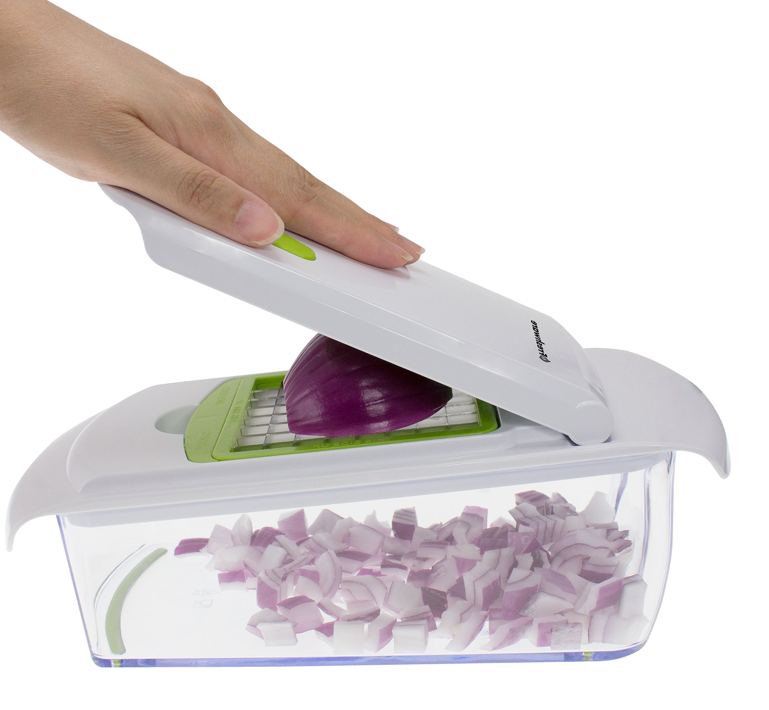 Vegetable Chopperin Action PNG image