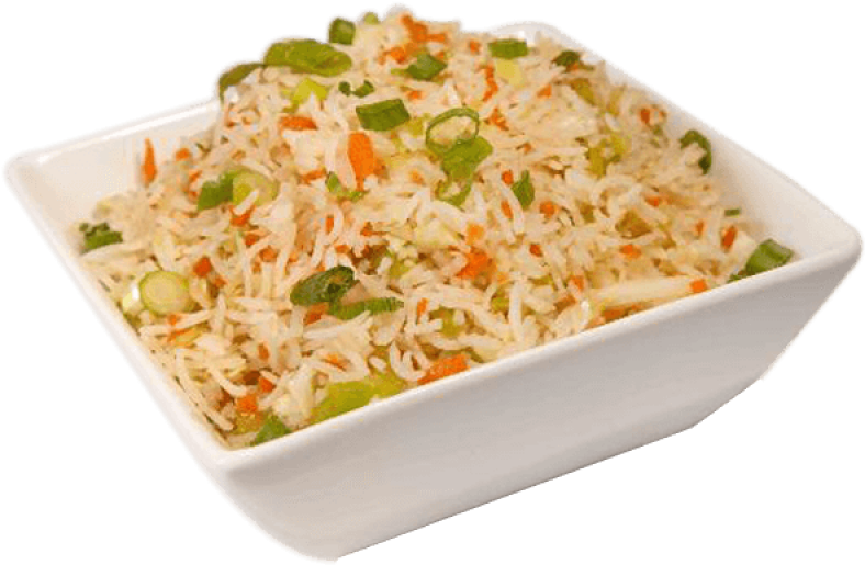 Vegetable Fried Rice Dish PNG image