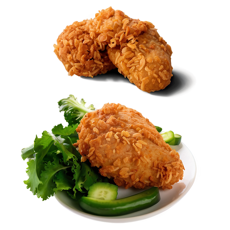 Vegetarian Fried Chicken Png Kkt PNG image