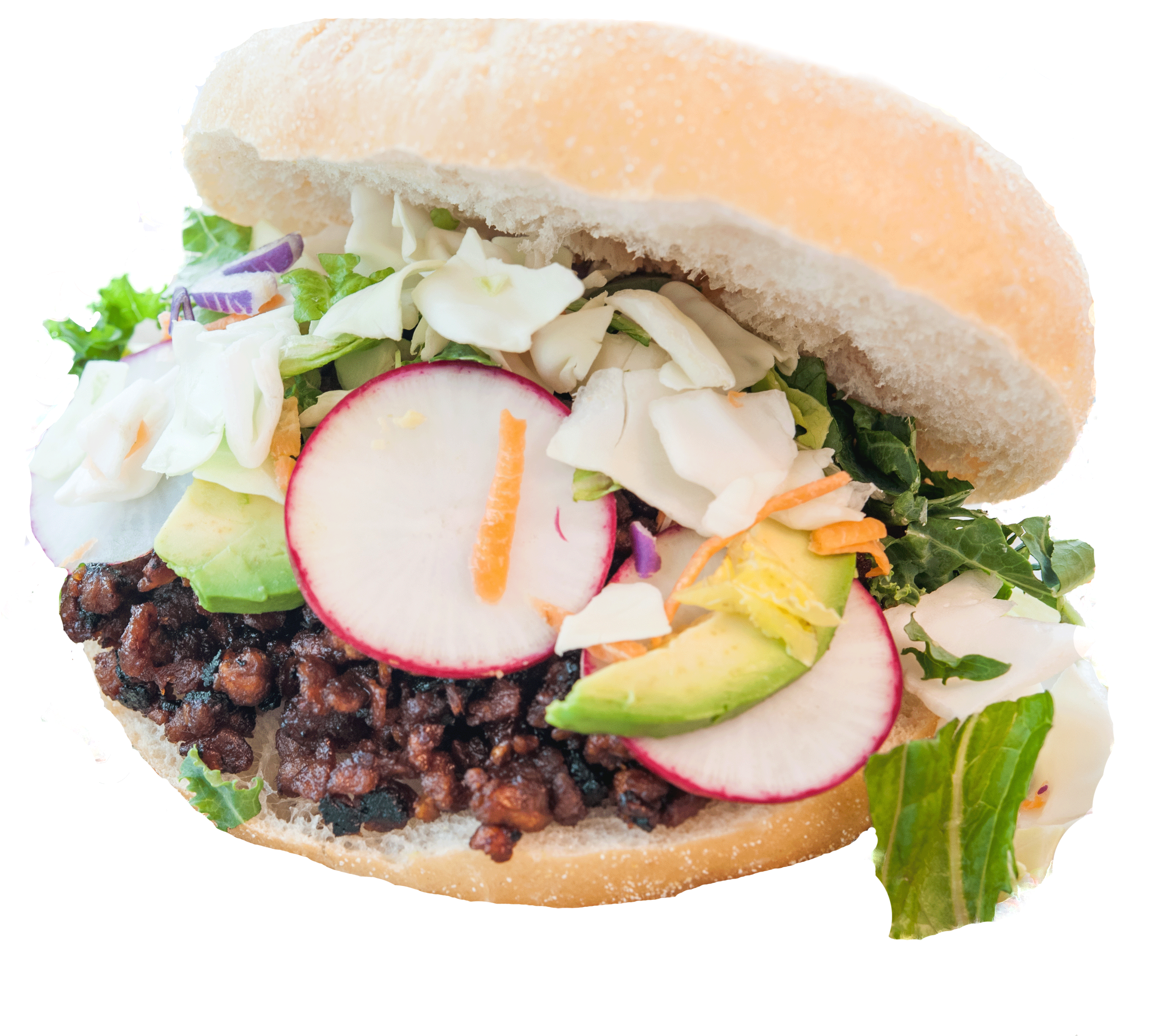 Veggie Burger Delight PNG image