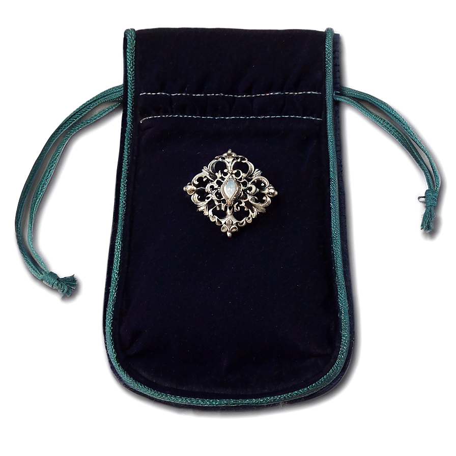 Velvet Jewelry Pouch Png Iiw PNG image