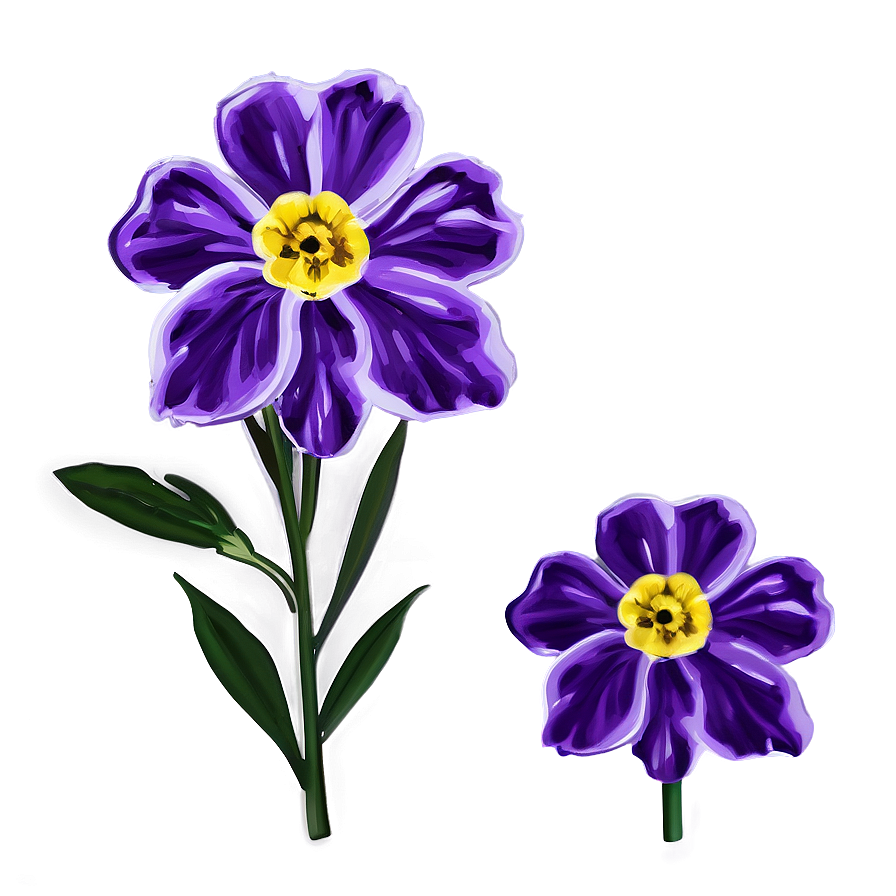 Velvet Purple Flower Png Bby PNG image
