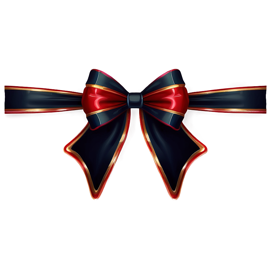 Velvet Red Bow Png 2 PNG image