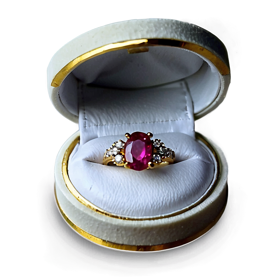 Velvet Ring Box Png 06282024 PNG image