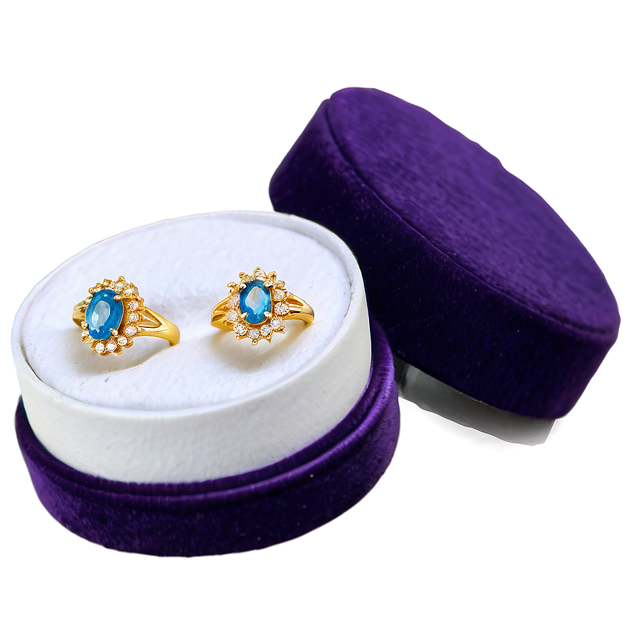 Velvet Ring Box Png 06282024 PNG image