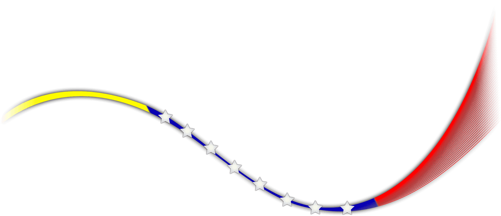 Venezuela Flag Ribbon PNG image