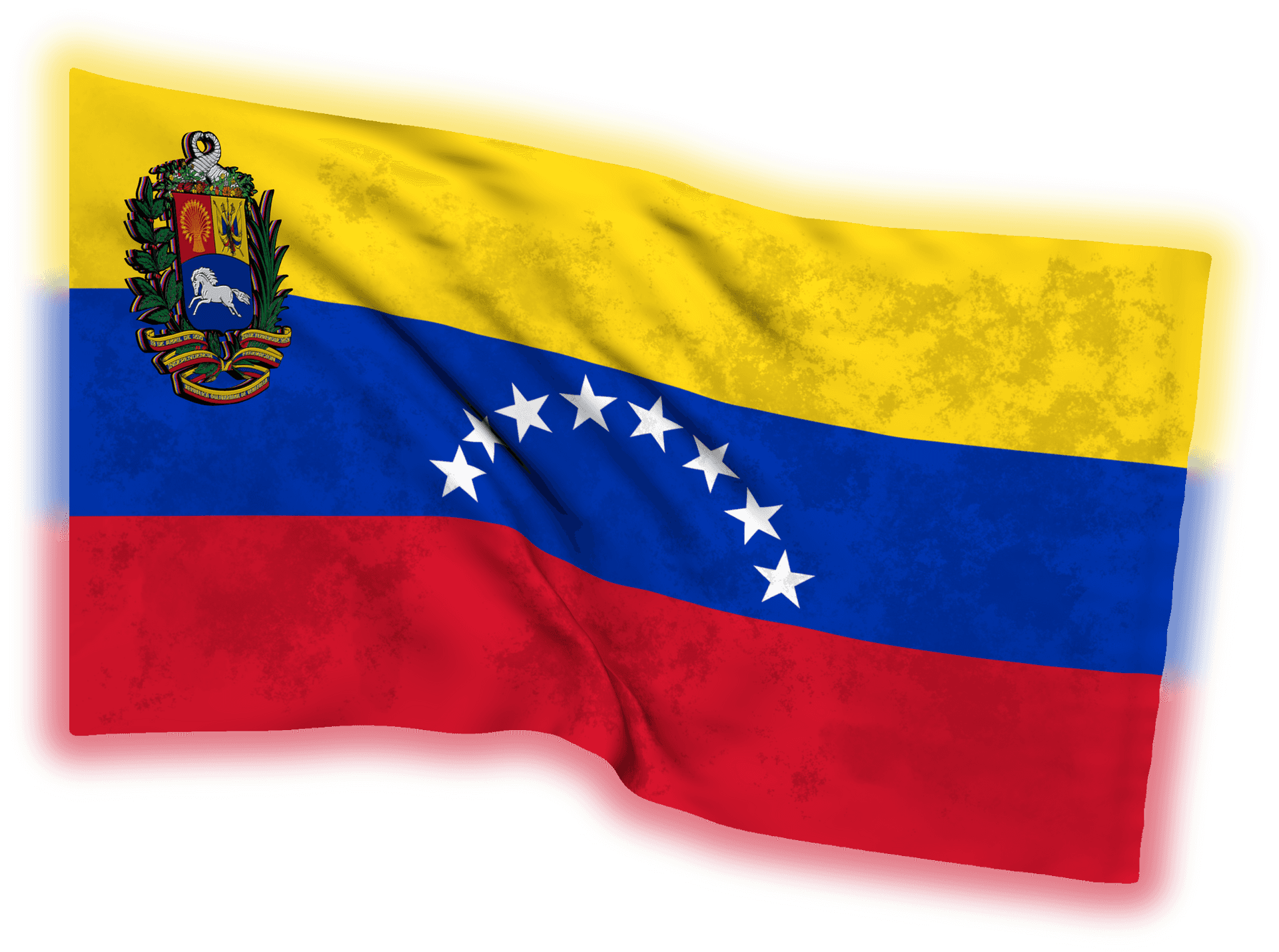 Venezuelan Flag Waving PNG image