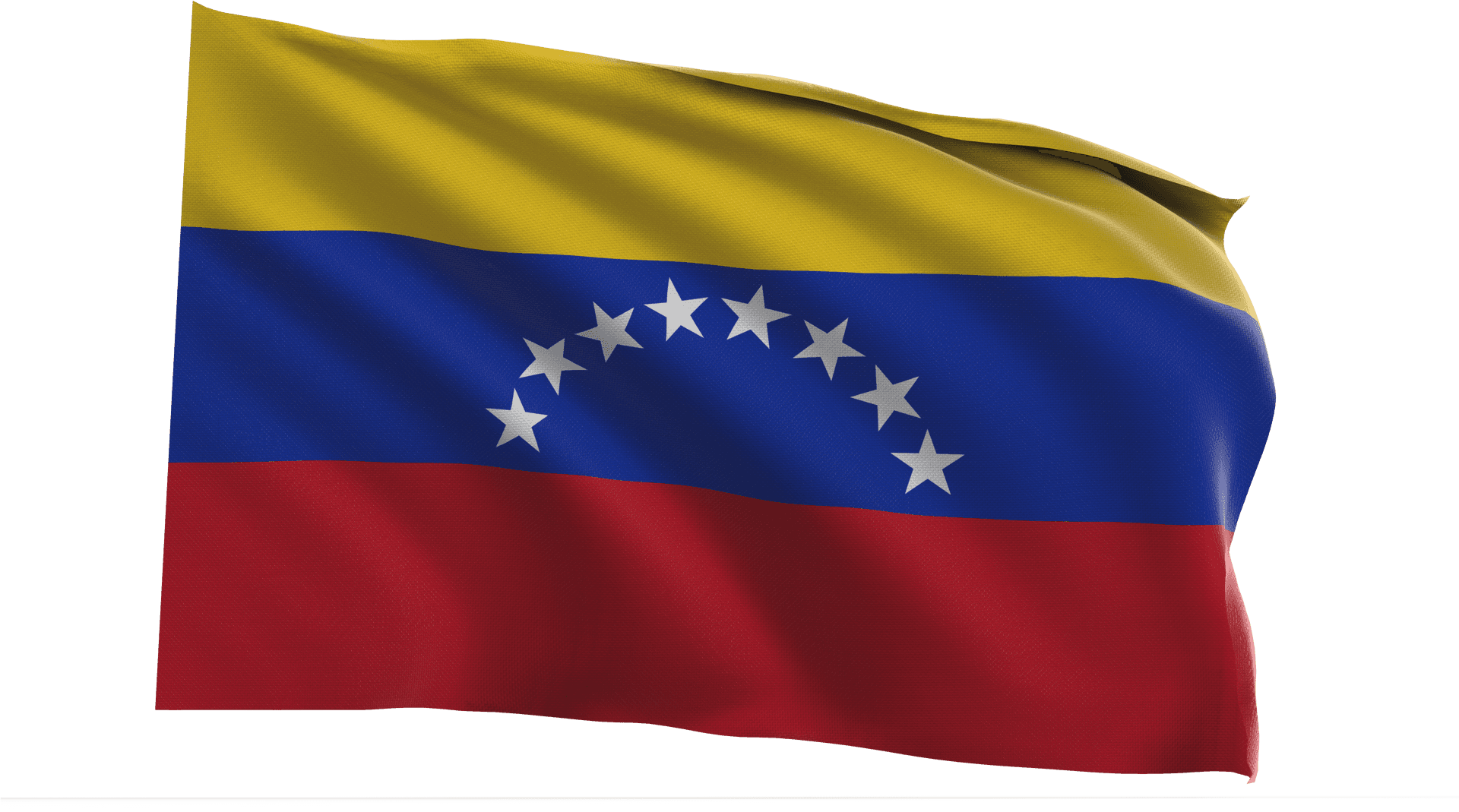 Venezuelan Flag Waving PNG image