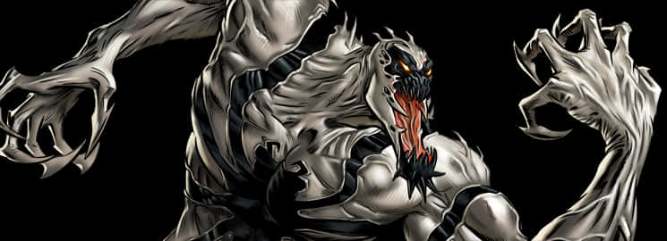Venom Aggressive Stance Artwork PNG image