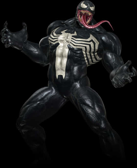 Venom Character Pose PNG image