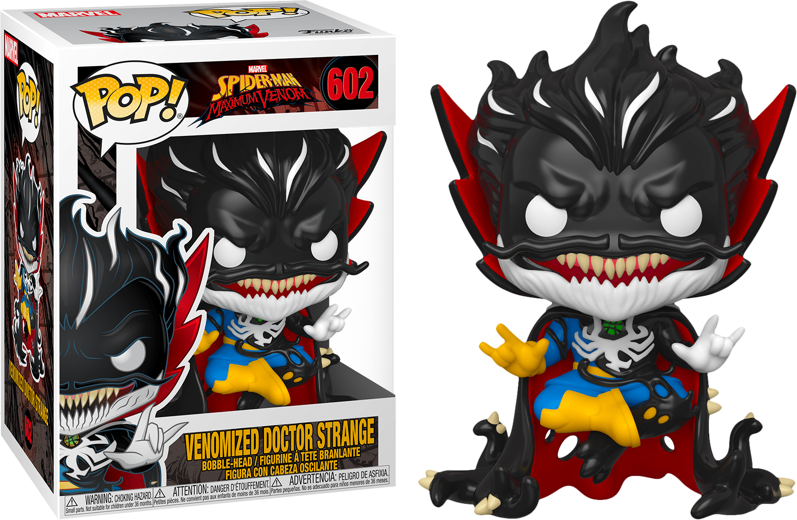 Venomized Doctor Strange Funko Pop PNG image