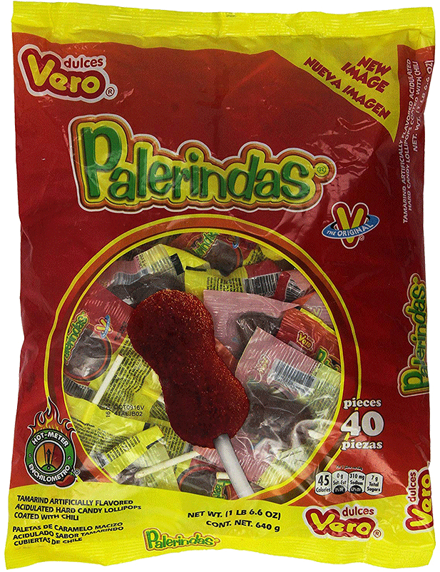 Vero Palerindas Tamarind Lollipops Package PNG image