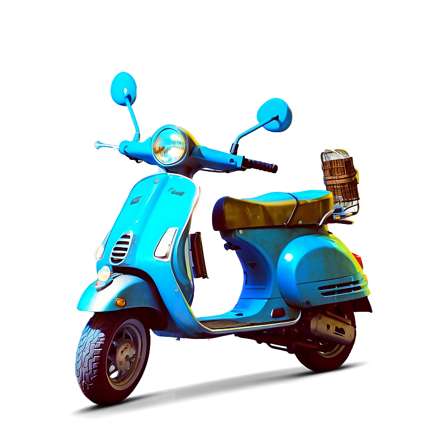 Vespa Scooter At Sunset Png 75 PNG image