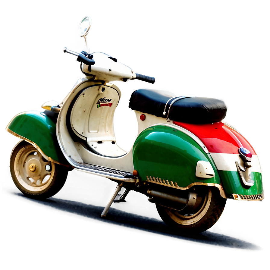 Vespa With Italian Flag Png 06252024 PNG image