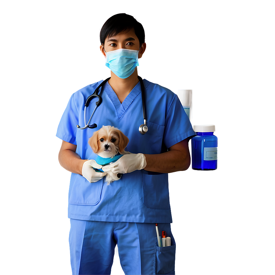 Vet Giving Medicine Png Hft58 PNG image