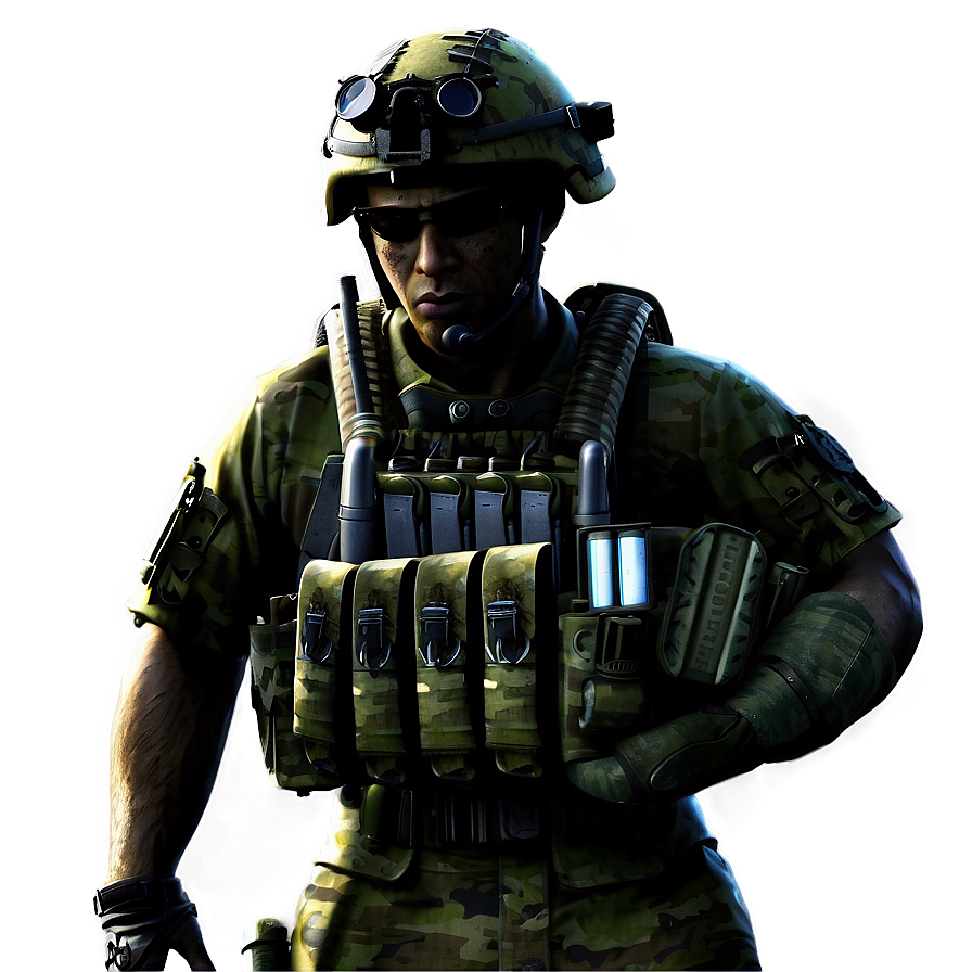 Veteran Soldier Shadow Png Gvc86 PNG image