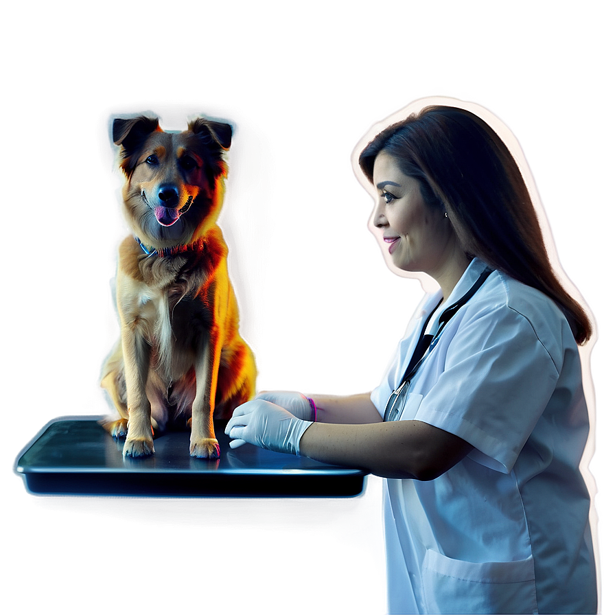 Veterinarian X-ray Examination Png 65 PNG image