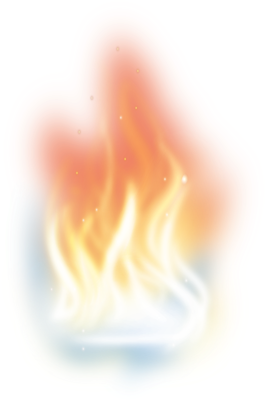 Vibrant Abstract Flame Art PNG image