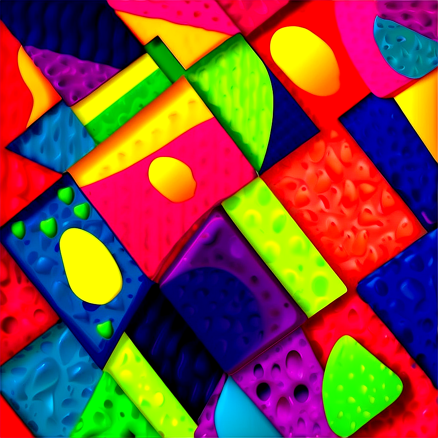 Vibrant Abstract Shapes Background Png 98 PNG image