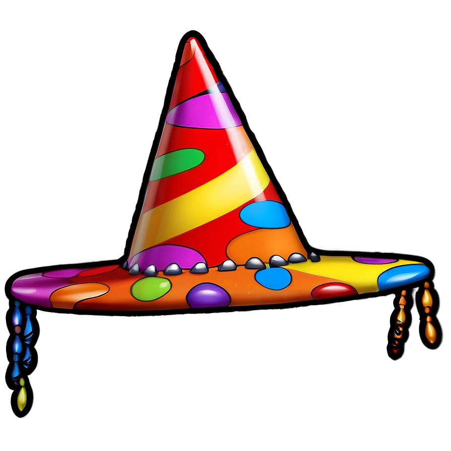 Vibrant Birthday Hat Png Bjr42 PNG image