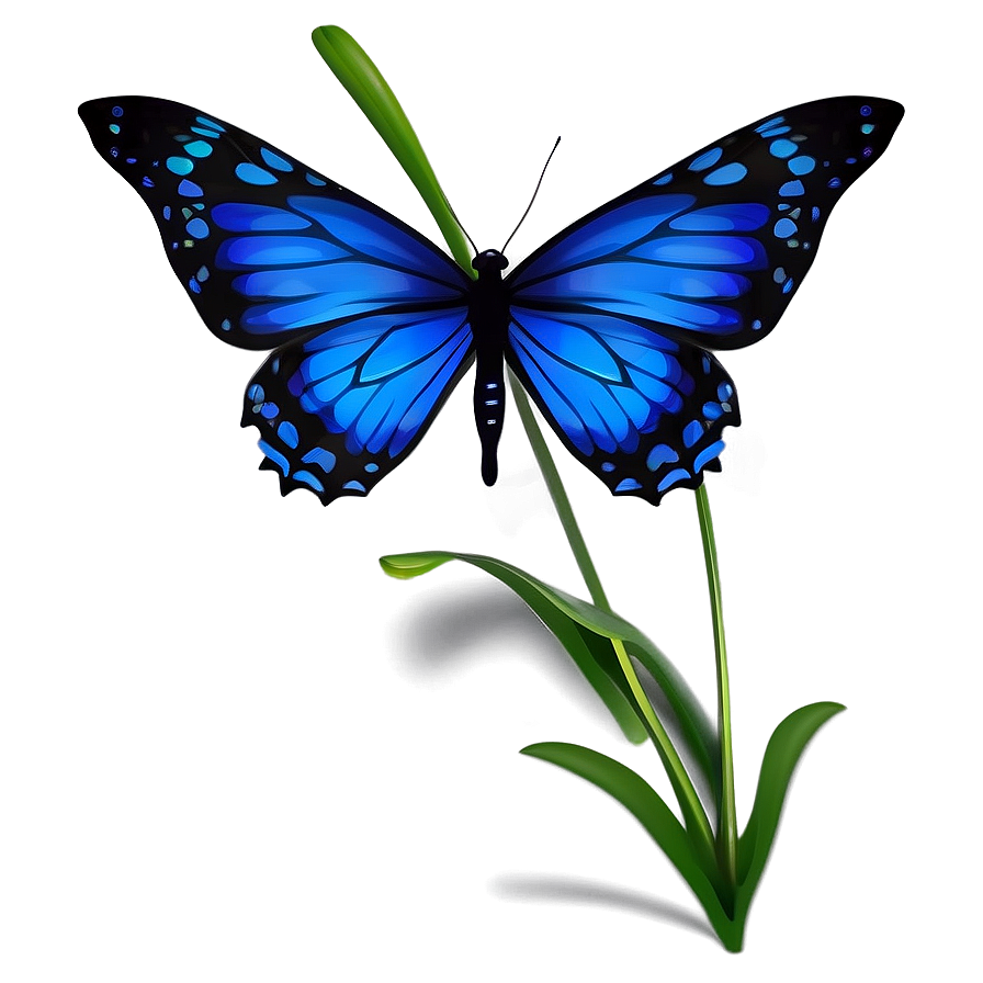 Blue Butterfly Png Images (200++)