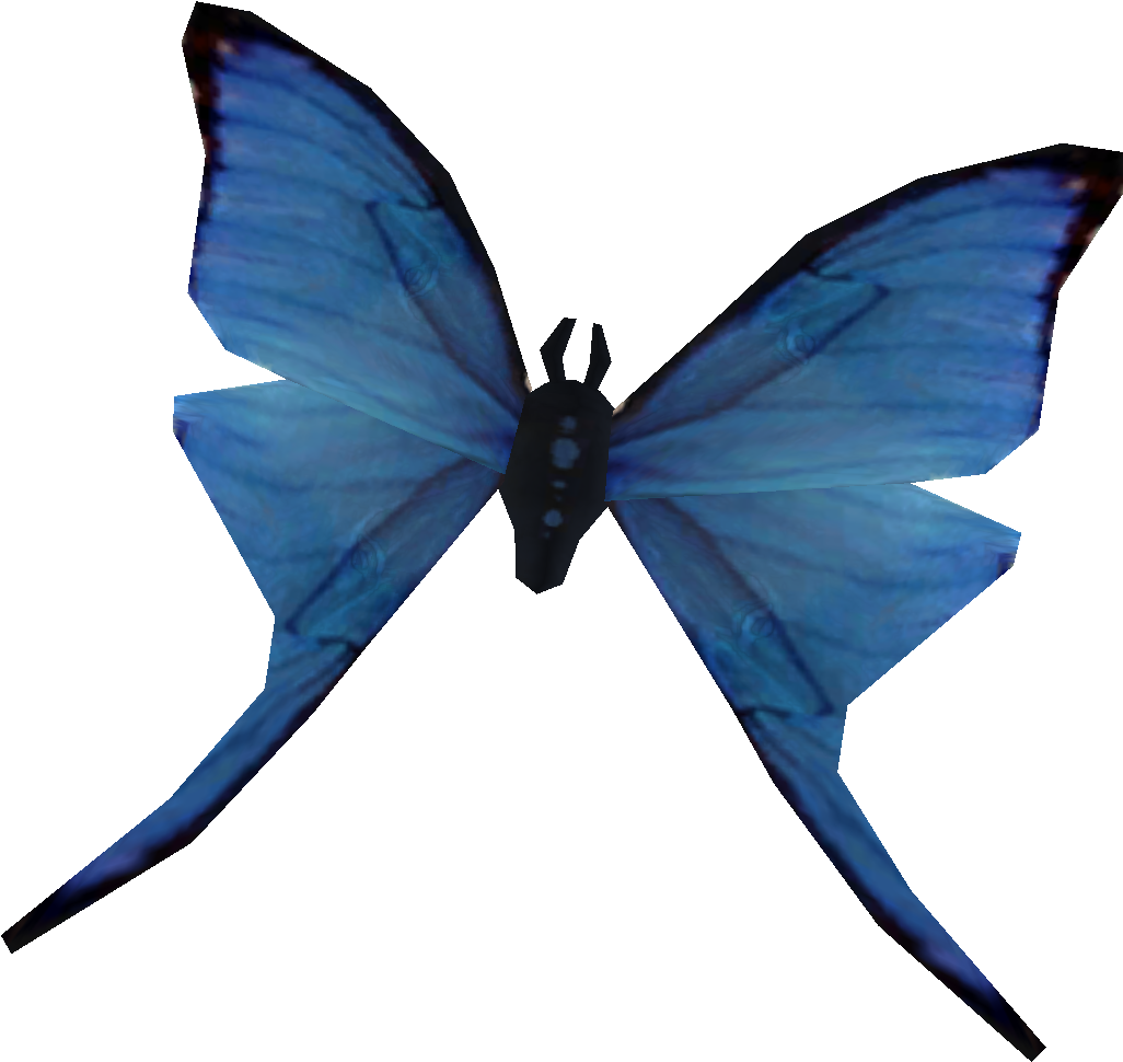 Vibrant_ Blue_ Butterfly_ Transparent_ Background.png PNG image