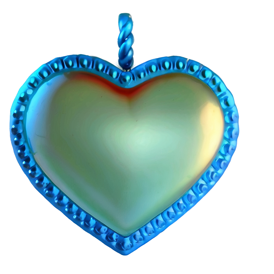 Vibrant Blue Heart Png Vcy95 PNG image