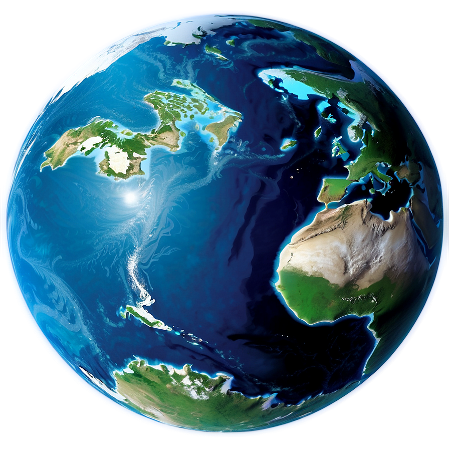 Vibrant Blue Planet Graphic Png 61 PNG image