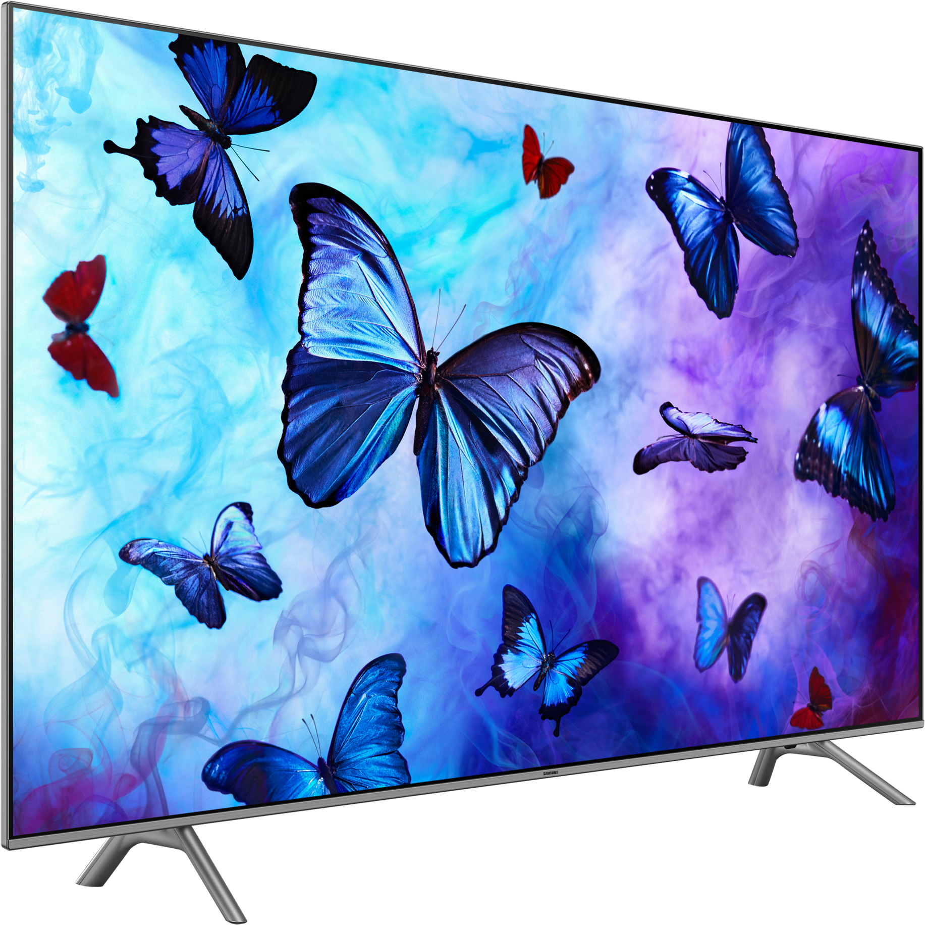 Vibrant Butterflies Samsung T V Display PNG image
