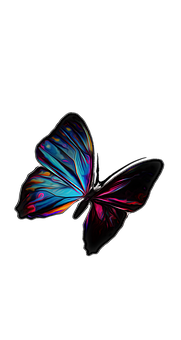 Vibrant Butterfly Artwork PNG image