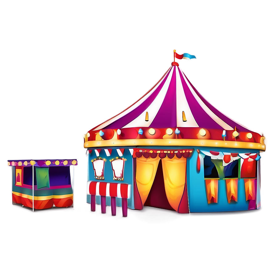 Vibrant Carnival Tent Artwork Png Cxp91 PNG image