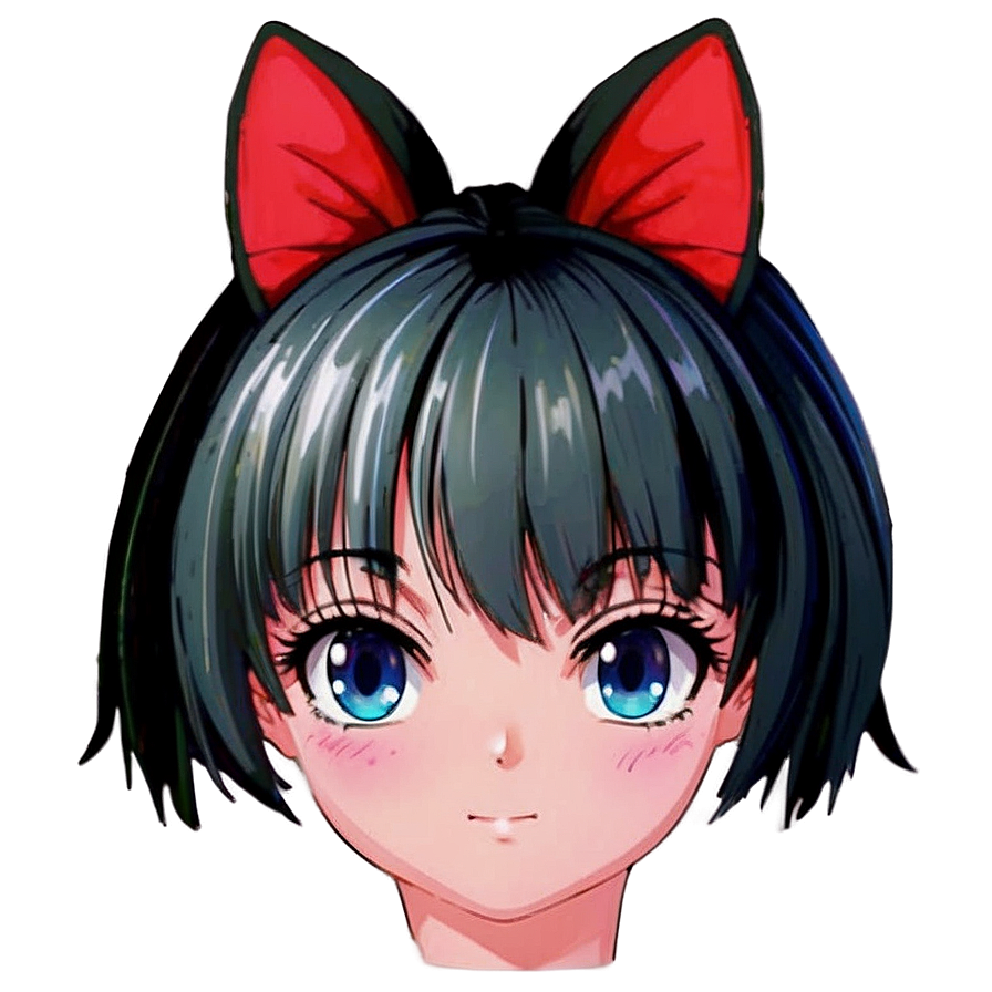 Vibrant Colored Anime Head Png Ogv5 PNG image