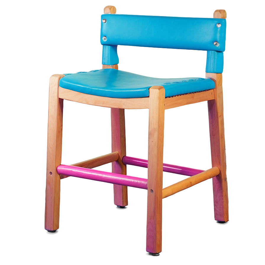 Vibrant Colored Barstool Png 06282024 PNG image