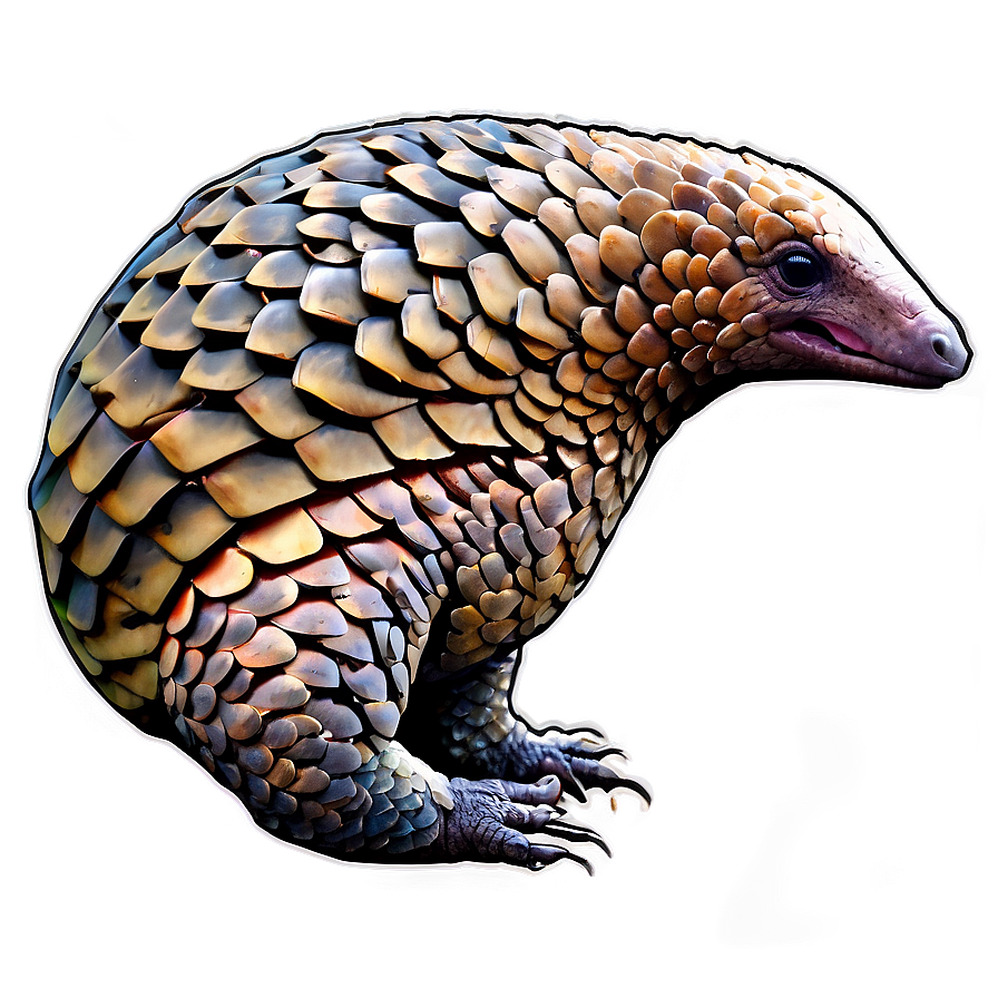 Vibrant Colored Pangolin Png Qhg46 PNG image