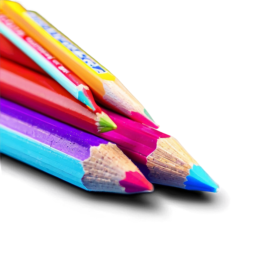 Vibrant Colored Pencils Png 06212024 PNG image