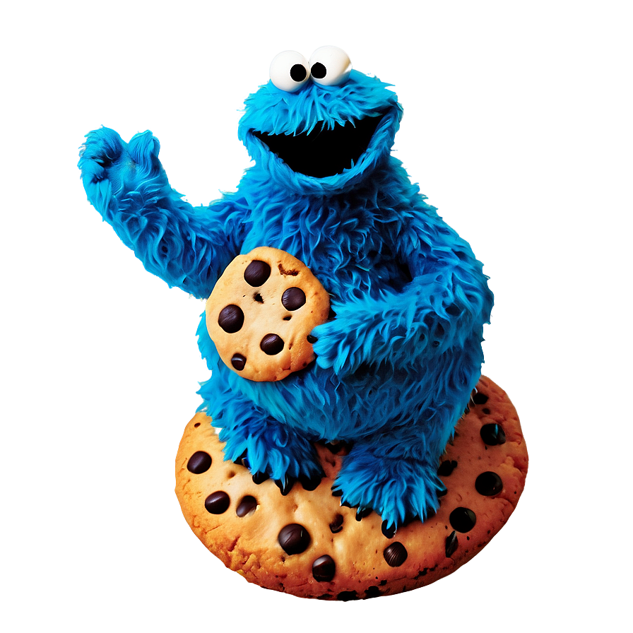 Vibrant Cookie Monster Png 05212024 PNG image